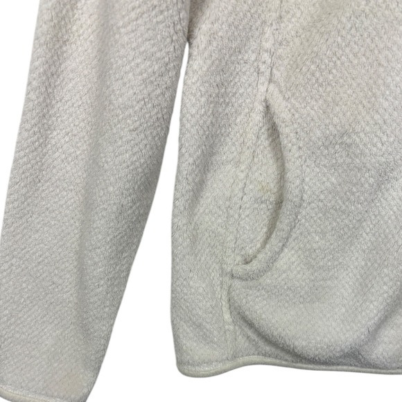 Patagonia Womens Snap-T Pullover Fleece Top Sweater Polartec Thermal Pro Cream S - Picture 4 of 9